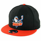 New Era 9Fifty San Diego Gulls Snapback Hat Black Orange AHL Hockey Ducks Cap