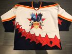 Authentic CCM CSKA Moscow Russian Ultrafil Hockey Jersey Sz 54 With Fight Strap