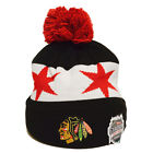 Chicago Blackhawks 2016 Stadium Series Reebok Cuffed Knit Hat with Pom