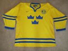 Sweden Swedish IHFF Hockey Jersey Adult XL Nike