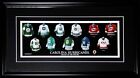 Carolina Hurricanes Hartford Whalers Jersey Evolution NHL Hockey Collector Frame