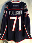 Reebok Premier NHL Jersey Columbus Blue Jackets Nick Foligno Navy sz S