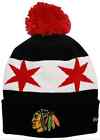 CHICAGO BLACKHAWKS 2016 NHL STADIUM SERIES POM KNIT HAT CAP Adult