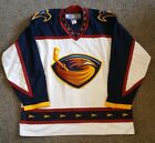 Authentic Reebok Atlanta Thrashers Size 56 Hockey Jersey w Fight Strap