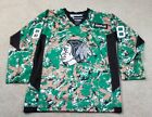 PATRICK KANE CHICAGO BLACKHAWKS REEBOK CAMO HOCKEY JERSEY Authentic Sz 50 NHL