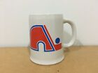 Hockey Quebec Nordiques Vintage NHL Mug Stein Logo and Jersey 4 1 2  Rare item