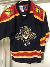 Vintage BLUE Florida Panthers Hockey Jersey 90s NEW With Tags Youth L XL