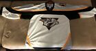 NHL Vintage Nashville Predators CCM Hockey Made In Canada Jersey Size L
