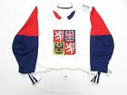 CZECH REPUBLIC WHITE 2016 WORLD CUP OF HOCKEY TEAM ISSUED ADIDAS JERSEY SIZE 56