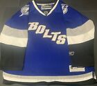 NHL Hockey Jersey TAMPA BAY LIGHTNING Size Youth L XL Brand Reebok