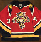 FLORIDA PANTHERS NHL HOCKEY CCM JERSEY VINTAGE JOHN VANBIESBROUCK W AUTOGRAPH