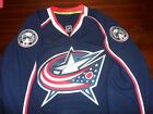 Reebok Edge Authentic Hockey Jersey Columbus Blue Jackets Team Navy sz 54 XL