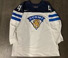 Team Finland IIHF Nike Hockey Jersey Size XL 4 Juolevi