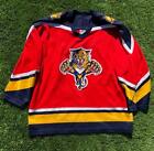 Rare VTG 90s Red CCM Maska Florida Panthers STITCHED NHL Hockey Jersey XL
