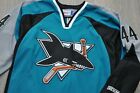 VLASIC San Jose Sharks CCM Home NHL Hockey Jersey Mens size XL Made in Canada