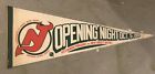 New Jersey Devils 1982 Opening Night Pennant Vs Pittsburgh Penguins