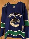 ADIDAS AUTHENTIC ON ICE VANCOUVER CANUCKS ADIZERO JERSEY blue sz 50
