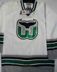 HARTFORD WHALERS 48 R PRO STARTER JERSEY FROM THE 90S NEW WITH TAGS