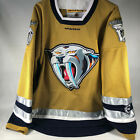 Rare Nashville Predators Mustard Yellow Third Jersey KOHO Mens Adult Large VTG