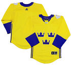YOUTH L XL NWT TEAM SWEDEN 2016 WORLD CUP HOCKEY PATCH ADIDAS HOCKEY JERSEY