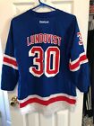 Henrik Lundqvist New York Rangers Reebok Youth Jersey Size Large Extra Large