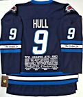 NWT BOBBY HULL  GOLDEN JET  WINNIPEG JETS NHL WHA CAREER STATS AWARDS JERSEY