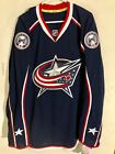 Reebok Authentic NHL Jersey Columbus Blue Jackets Team Navy sz 60
