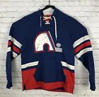 Quebec Nordiques CCM Retro Long Sleeve Jersey Crew Mens Medium