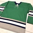 Athletic Knit Hartford Whalers Colors Hockey Jersey Medium Green