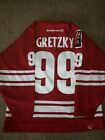 Wayne Gretzky COYOTES CUSTOM RED HOCKEY JERSEY RARE KOHO CCM VINTAGE SIZE LARGE