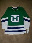 Carolina Hurricanes Hartford Whalers Adidas Authentic Jersey Size 50 RARE