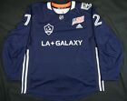 Los Angeles Kings Warm Up Game Used Worn Galaxy Night Jersey