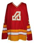 Custom Name  Atlanta Flames Retro Hockey Jersey New Red Lemelin Any Size