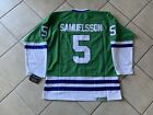 Vintage Hartford Whalers Ulf Samuelsson NHL Hockey Jersey Carolina Hurricanes