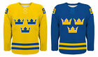NEW 2020 Team Sweden Hockey Jersey NHL Backstrom Sedin Zetterberg Karlsson