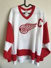 Vintage 70s 80s Detroit Red Wings Gordie howe Hockey Jersey CCM Maska XL