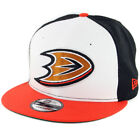 New Era 950 Anaheim Mighty Ducks Snapback Hat Black White Orange Mens Cap