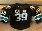 San Jose Sharks Couture Reebok authentic jersey 50 Chandail