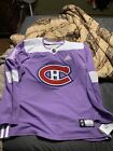 Hockey Fights Cancer Montreal Canadiens Jersey Size 54 Adidas With Tags