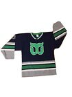 Hartford Whalers Blue Athletic Knit 90s Rare Vintage Jersey Adult Small McHenry