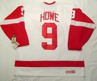 GORDIE HOWE size XXL Detroit Red Wings CCM 550 VINTAGE series Hockey Jersey whit