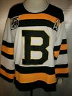 Bobby Orr Boston Bruins White  Black 75th Anniversary CCM NHL Jersey Medium