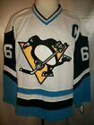 Mario Lemieux Pittsburgh Penguins White 1977 80 Throwback CCM NHL Jersey Medium