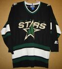 DALLAS STARS BLACK No s SIZE XL NHL Starter JERSEY