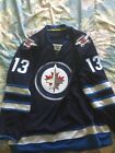 WINNIPEG JETS 13 KYLE WELLWOOD Reebok On Ice Authentic Size 52 Hockey Jersey