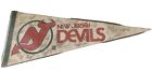 New Jersey Devils 87 88 Pennant 27 Autographs Muller Lamoriello Daneyko Shanahan