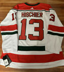 NJ NEW JERSEY DEVILS NICO HISCHIER AUTHENTIC HERITAGE ADIDAS CLIMALITE 56 NWT