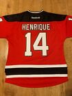 NEW Reebok NHL Jersey New Jersey Devils Adam Henrique Mens Size Large