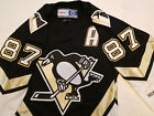 SIDNEY CROSBY Pittsburgh Penguins jersey CCM Mens Small Black vegas gold S mic