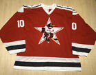 Vintage Russian Penguins Arbuzov 10 Sebir Moscow Rare Printed Hockey Jersey XL